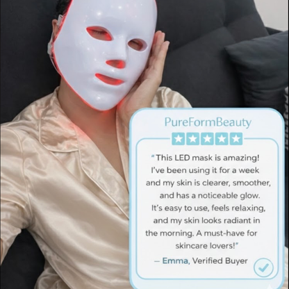 PureFormBeauty™ LED Face Mask