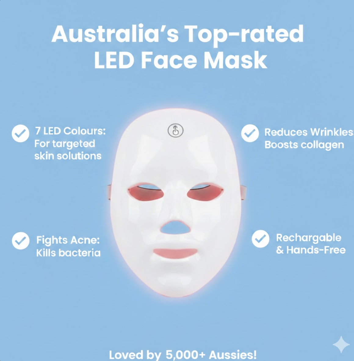 PureFormBeauty™ LED Face Mask